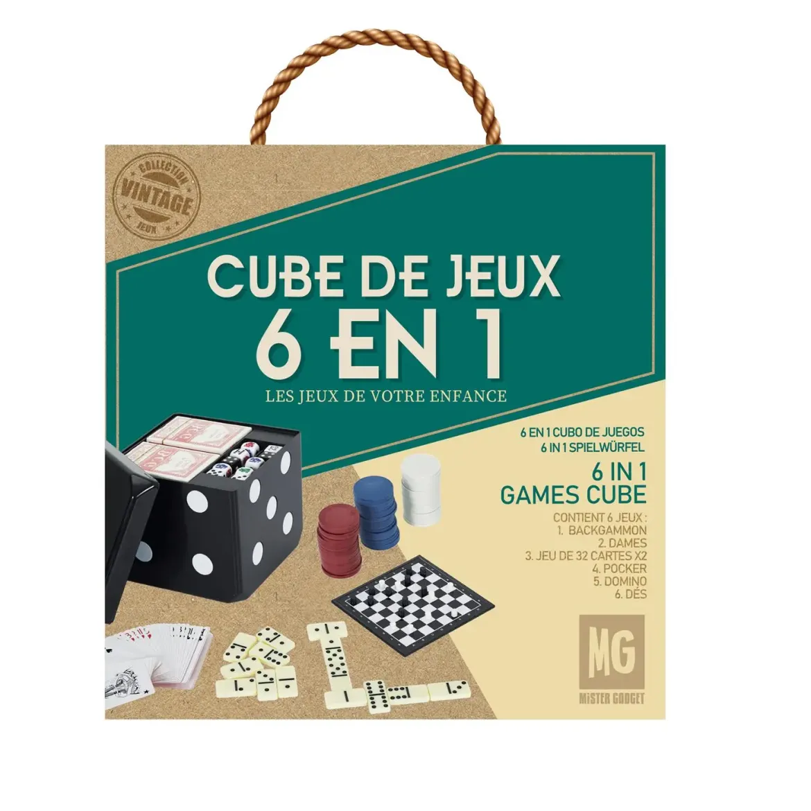 CUBE JEUX 6 EN 1