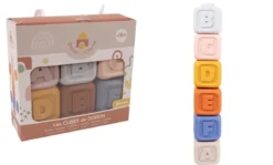 6 CUBES SILICONE 5.5CM A EMPILER