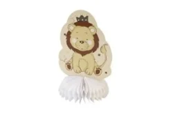 DECO DE TABLE PAPIER LION X4 PIECES