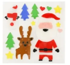 DECO NOEL GEL VITROSTATIQUE X13 PIECES