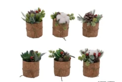 DECOR ET PIN 11X7CM AVEC COTON