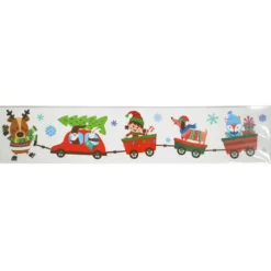 DECO VITRE WAGONS 60X12CM
