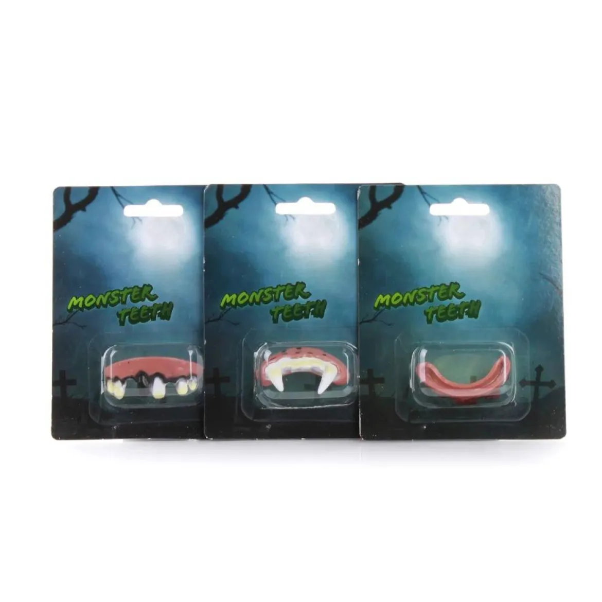 DENTS DE HALOWEEN 6 ASS DESSIN
