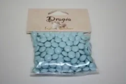 DRAGEES MINI CONFETTI CHOCOLAT VERNIES BLEU CLAIR 70G