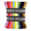 ECHEVEAUX DE COTON 8 M COULEURS VIVES X 12 PCS