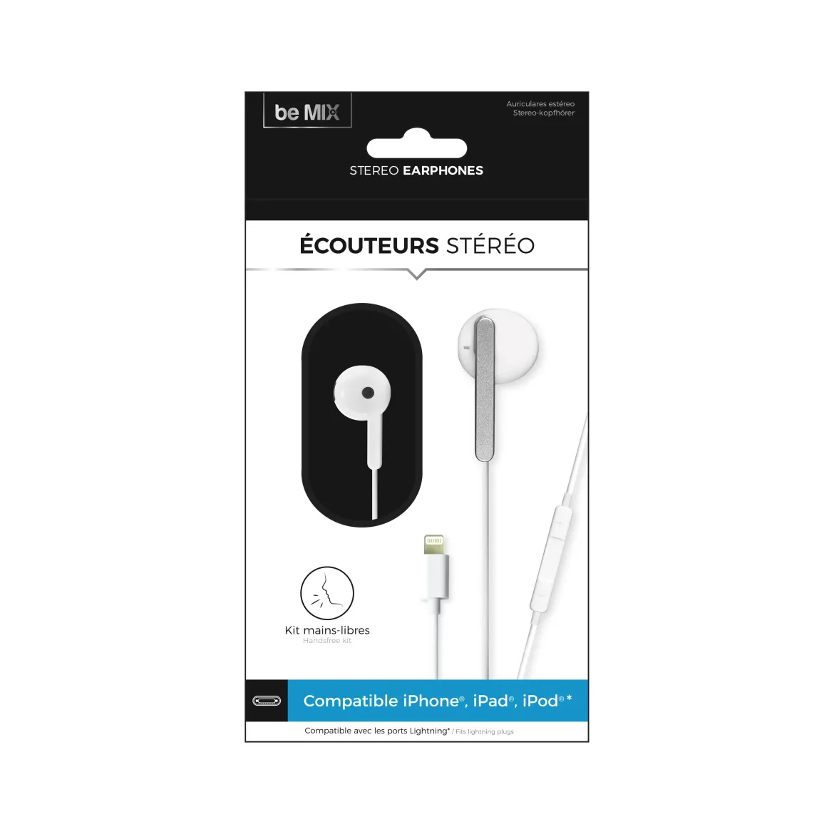ECOUTEURS LIGHTNING MAIN LIBRE