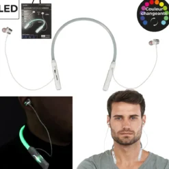 ECOUTEUR TOUR DU COU LED