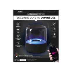 ENCEINTE SANS FIL LUMINEUSE 5W