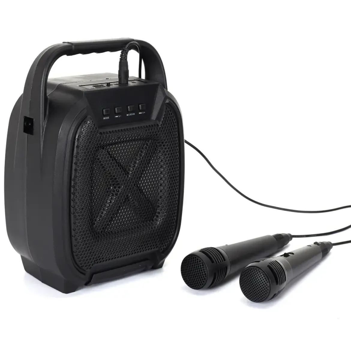 ENCEINTE SANS FIL 8W KARAOKE 2 MICROS INTEGRES