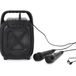 ENCEINTE SANS FIL 8W KARAOKE 2 MICROS INTEGRES