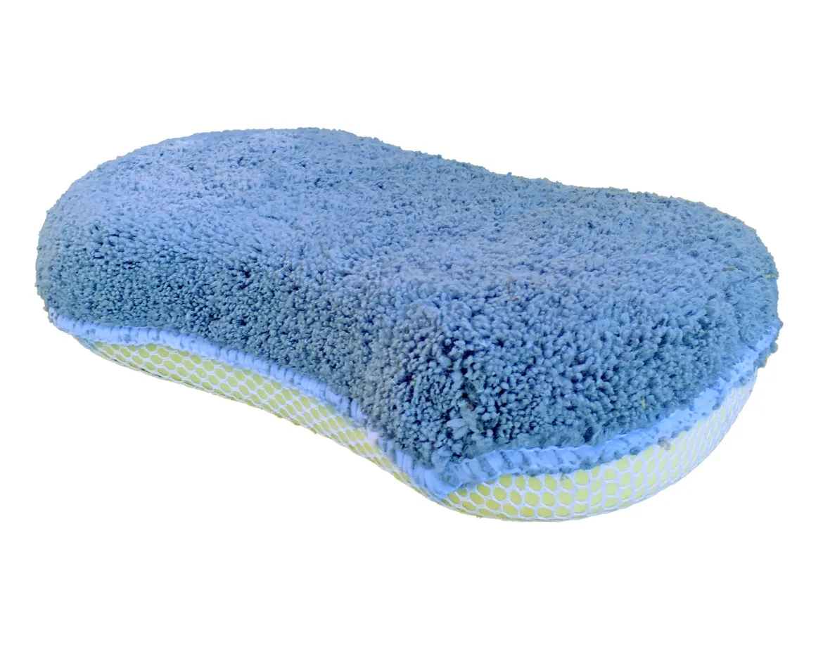 EPONGE DOUBLE FACE MICROFIBRE FILET 20X10X4.5CM