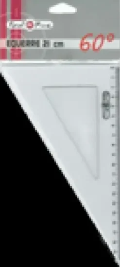 EQUERRE CRISTAL 60° 21CM