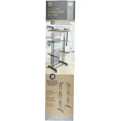 ETENDOIR EFFET BOIS 3 ETAGES 73X64X173CM