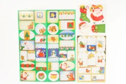 ETIQUETTES PAQUET CADEAU X42 PIECES