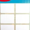 56 ETIQUETTES 24X35MM BLANCHES