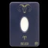 ETUI RIGIDE 1 CARTE BLINDE IMPRIME ASTROLOGIE