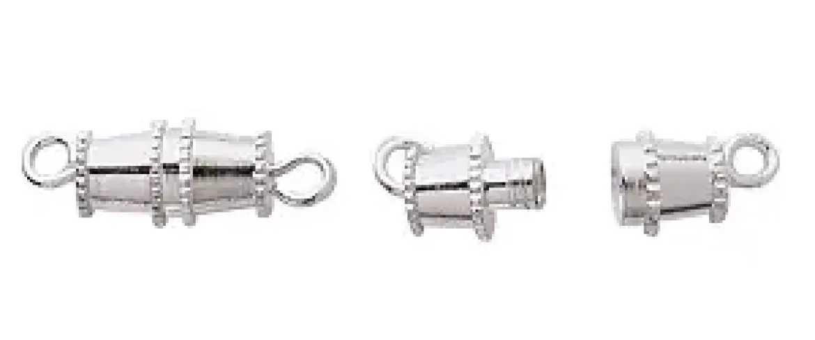 FERMOIRS A VIS ARGENT 14 X 1.5 MM X 10 PCS