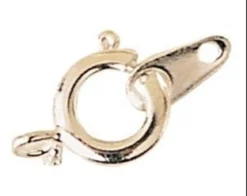 FERMOIRS RESSORT ARGENT 16 MM X 10 PCS