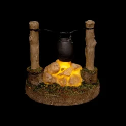 FEU DECO A LED POUR CRECHE 10.5CM