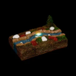 FEU DECO A LED POUR CRECHE 10.5CM