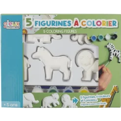 FIGURINE A PEINDRE X5 PIECES