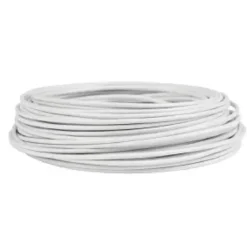 FIL DE FER PLASTIQUE BLANC 15MX2MM