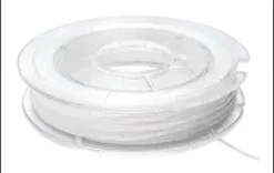 FIL ELASTIQUE TRANSPARENT ROND 0.8MMX15M
