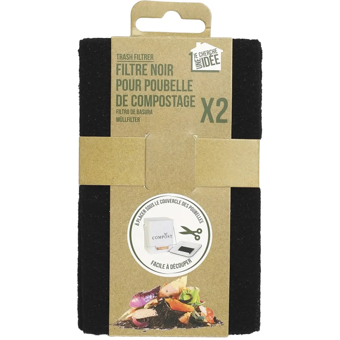 FILTRE POUBELLE COMPOST X2 PIECES