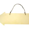 FLECHE BOIS A SUSPENDRE 40 X 14.5 X 0.8 CM