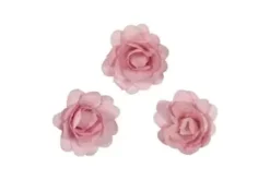 FLEUR PAPIER X12 PIECES ROSE