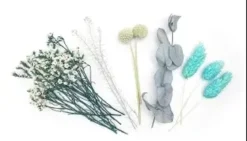 FLEURS SECHEES COLORIS BLEU X10 PIECES