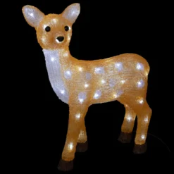FORME ACRYLIQUE EXTERIEUR BICHE 50LEDS H.48CM