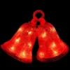 FORME ACRYLIQUE EXTERIEUR CLOCHES 25LEDS H.21CM