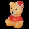 FORME ACRYLIQUE EXTERIEUR OURSON 28LEDS FIXE H.24CM