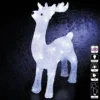 FORME ACRYLIQUE EXTERIEUR RENNE DEBOUT 40LED H.45CM