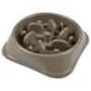 GAMELLE ANTIGLOUTON PLASTIQUE D.19.5X4.5CM TAUPE