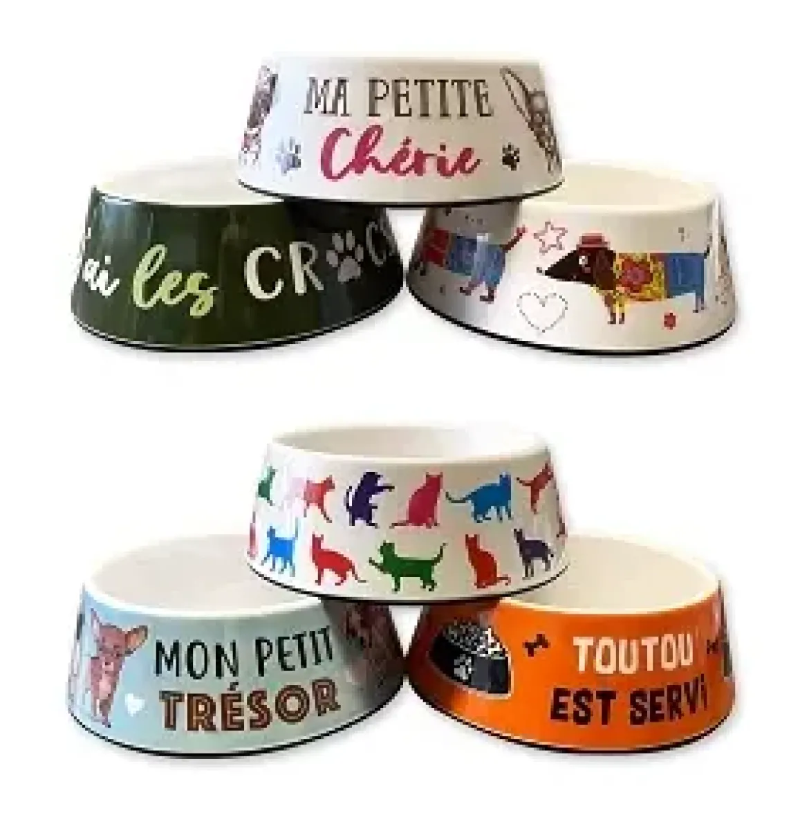 GAMELLE CHIENS MELAMINE