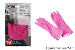 2 GANTS MENAGE LATEX 7