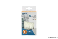 10 GANTS VINYL POUDRES L
