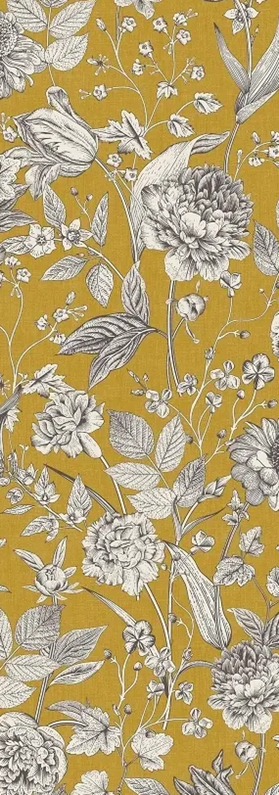 GHISLAINE TOILE ARDEC 160CM MOUTARDE