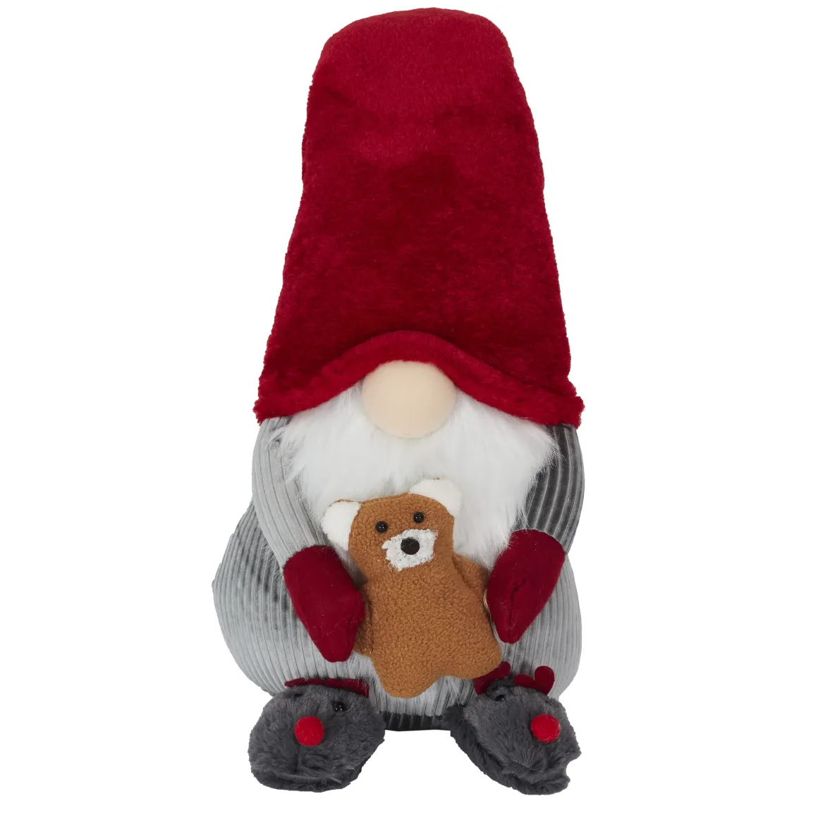 GNOME NOEL AVEC PANTOUFLES H.63CM