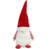 GNOME PERE NOEL LUTIN ROUGE ET BLANC H.30CM