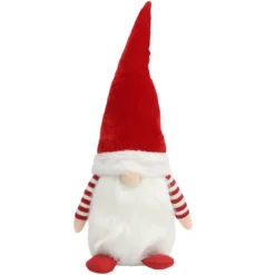 GNOME PERE NOEL LUTIN ROUGE ET BLANC H.30CM