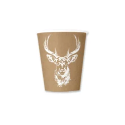 GOBELET CERF KRAFT 25CL X6 PIECES