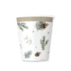 GOBELETS CARTON 25CL NATURE CERF X6 PIECES