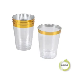GOBELETS 30CL OR X6 PIECES