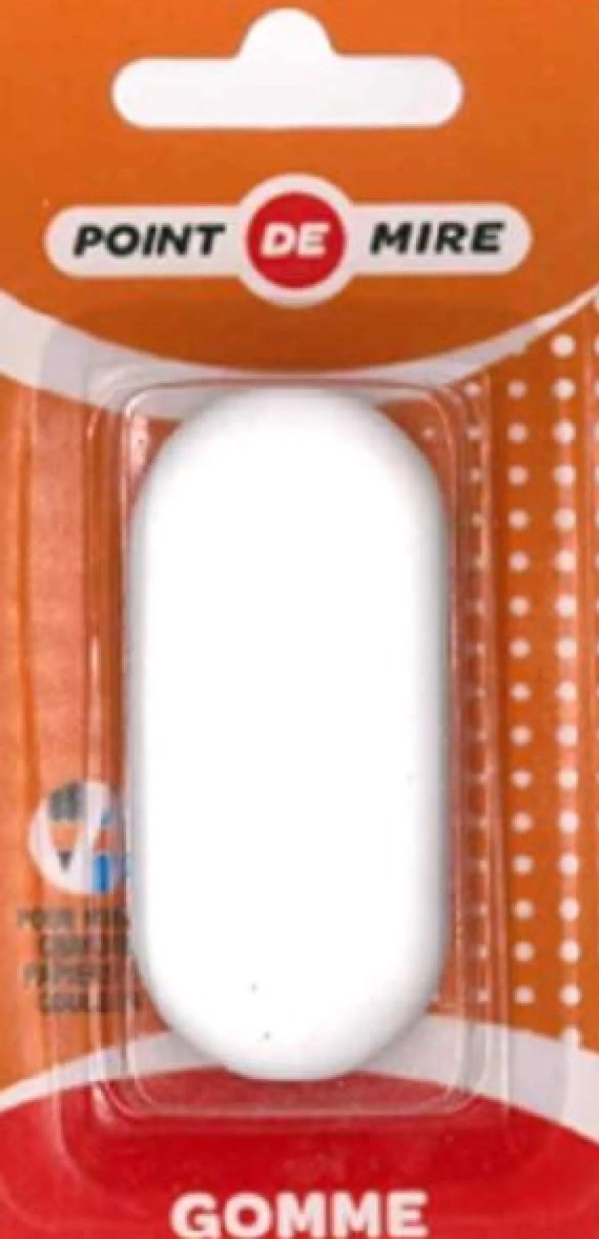 GOMME BLANCHE ARRONDI