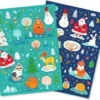 GOMMETTES MOTIFS NOEL. 0.1 A 5.7 CM X 278 PIECES