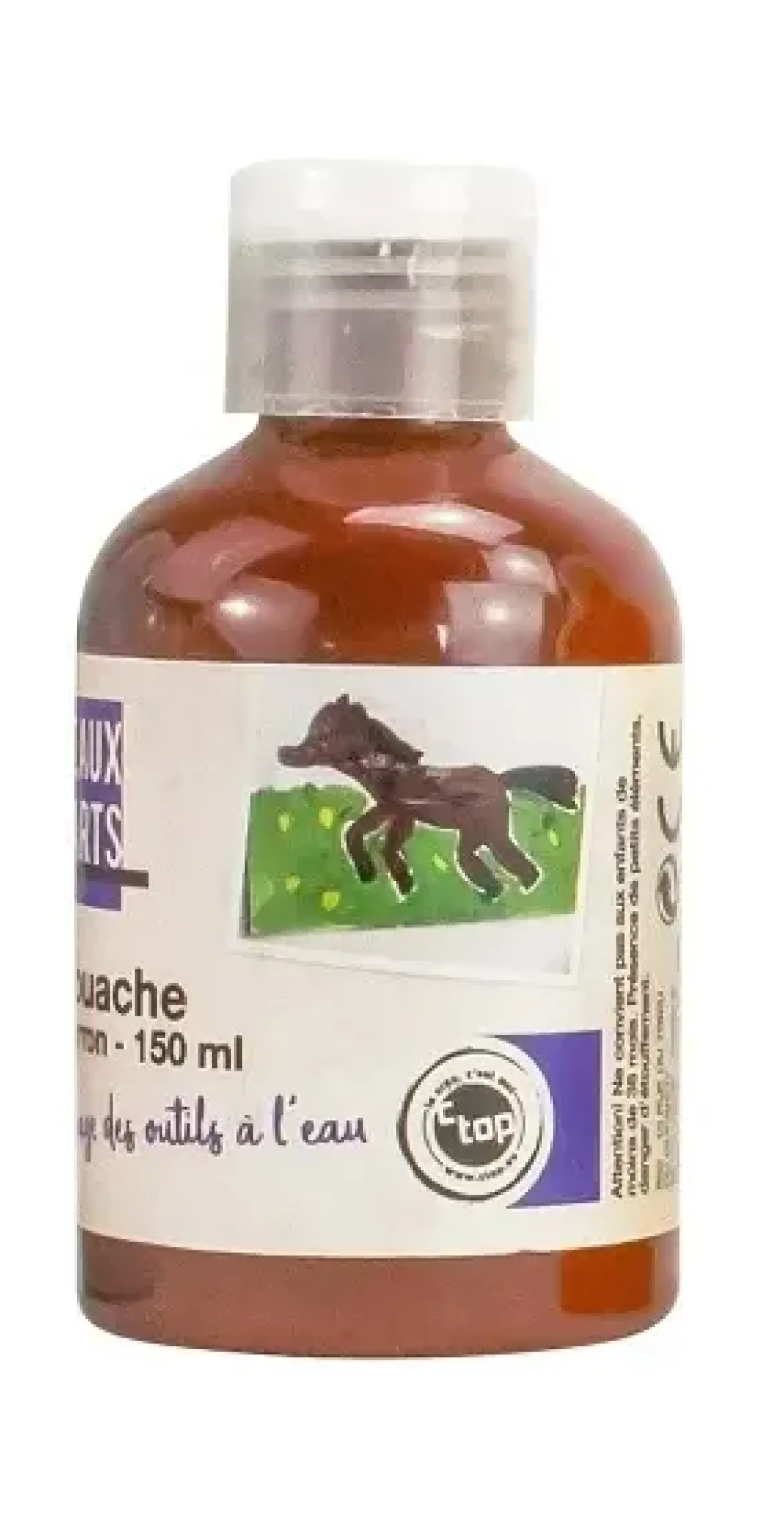 GOUACHE MARRON BOUTEILLE DE 150 ML