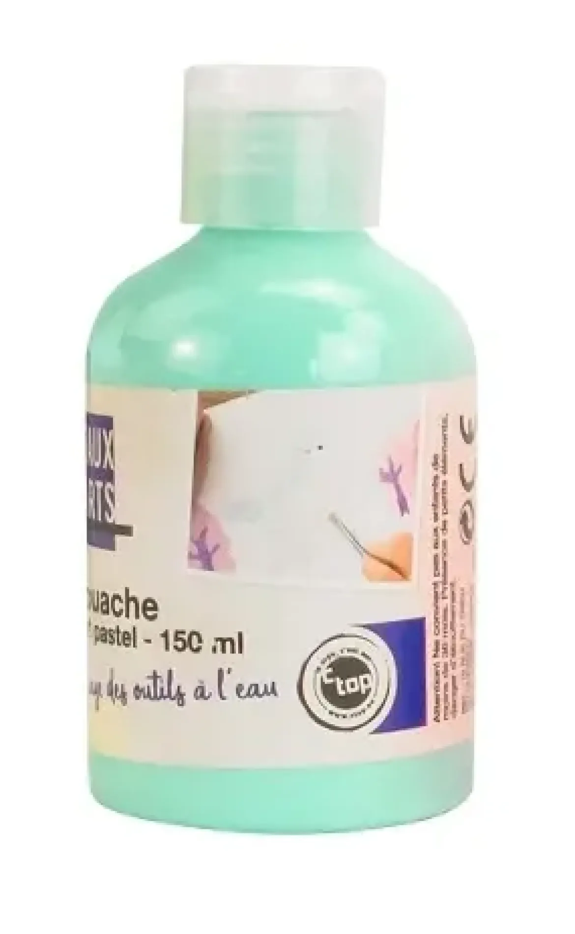 GOUACHE VERT PASTEL BOUTEILLE DE 150 ML